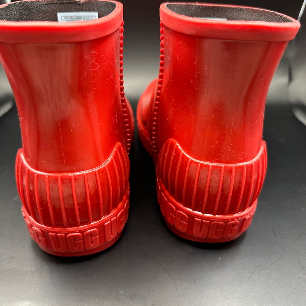 New KIDS SIZE 2 TAFFY Red UGG DRIZLITA TPE RAIN SNOW BOOTS 1130361K - Picture 4 of 11